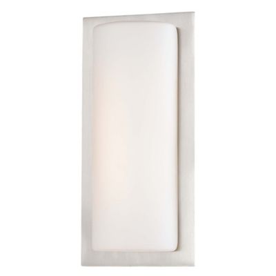 Buy George Kovacs 1-Light LED Wall Sconce in Brushed Aluminum with Glass Shade from Bed Bath ...